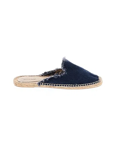 Pre-owned Soludos Mule/clog In Blue