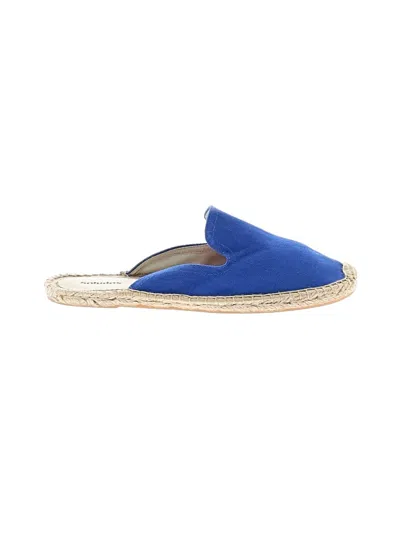 Pre-owned Soludos Mule/clog In Blue