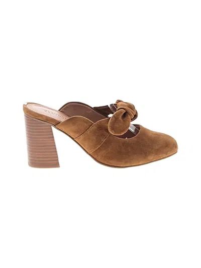 Pre-owned Soludos Mule/clog In Brown