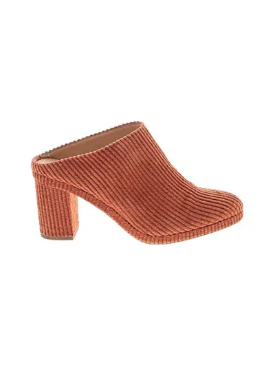Pre-owned Soludos Mule/clog In Orange