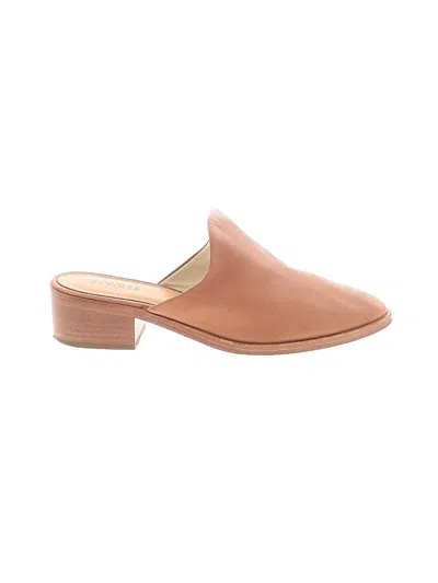 Pre-owned Soludos Mule/clog In Tan