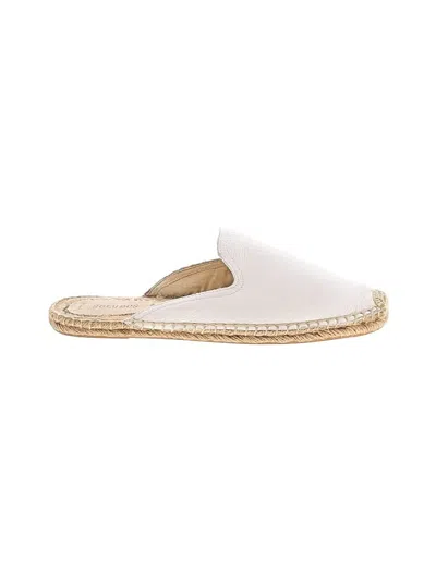 Pre-owned Soludos Mule/clog In White