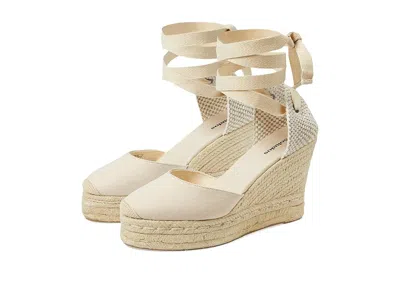Soludos Platform Wedge Espadrille In White