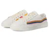 Soludos Rainbow Wave Sneaker In White