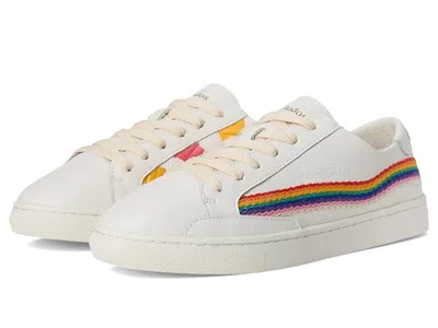 Soludos Rainbow Wave Sneaker In White