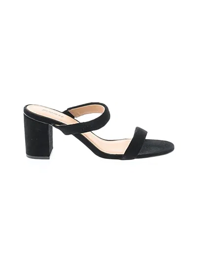 Pre-owned Soludos Sandals In Black