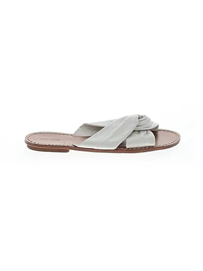 Pre-owned Soludos Sandals In Gray