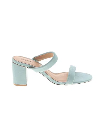 Pre-owned Soludos Sandals In Teal