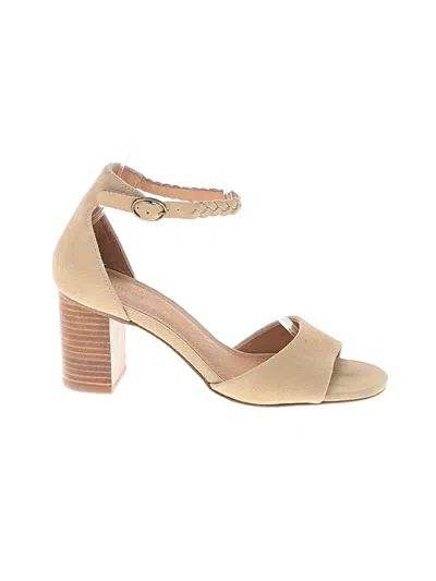 Pre-owned Soludos Sandals In White