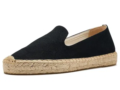 Soludos Smoking Platform Espadrille In Black