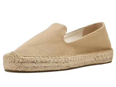 Soludos Smoking Platform Espadrille In Brown