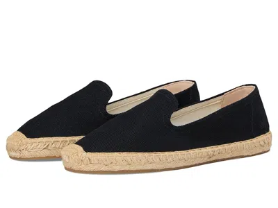 Soludos Smoking Slipper Espadrille In Black