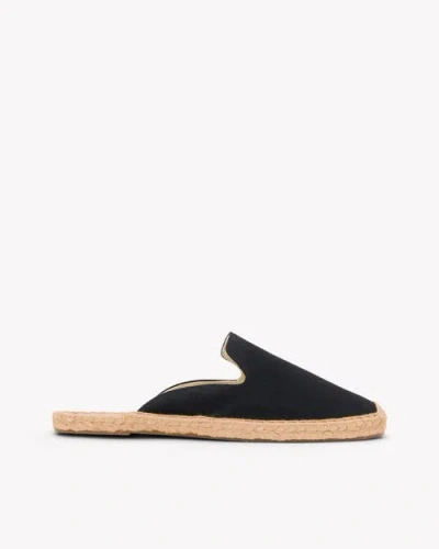 Soludos The Dali Mule Canvas Colors Espadrille In Black