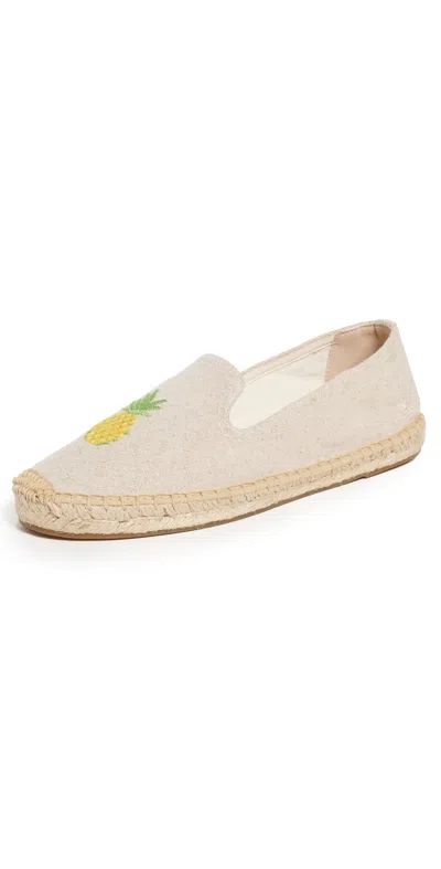Soludos The Smoking Espadrilles Natural Undyed/pineapple