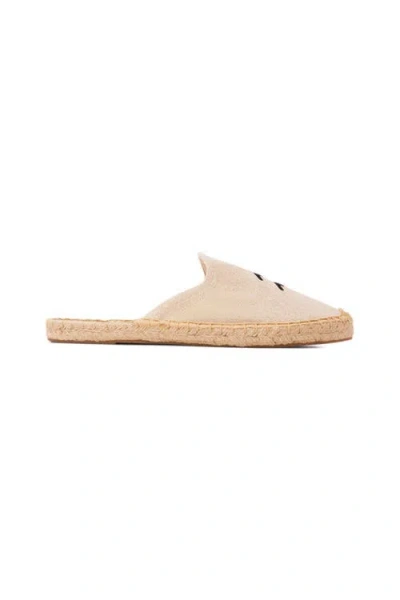 Soludos The Smoking Mule Embroidery Espadrille In Neutral
