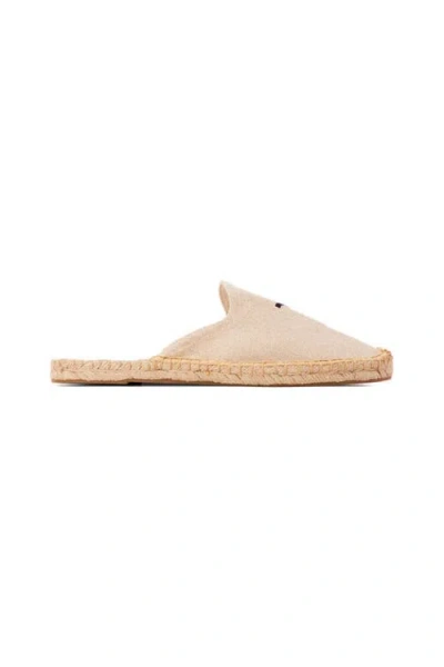 Soludos The Smoking Mule Embroidery Espadrille In Neutral