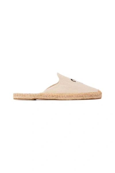 Soludos The Smoking Mule Embroidery Espadrille In Pink