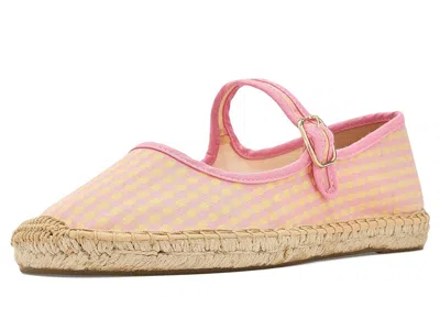 Soludos Vichy Mary Jane Espadrille In Animal Print