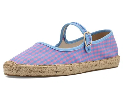 Soludos Vichy Mary Jane Espadrille In Animal Print