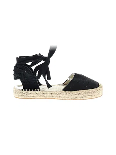 Pre-owned Soludos Wedges In Black