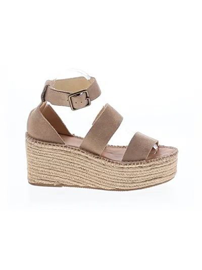 Pre-owned Soludos Wedges In Brown
