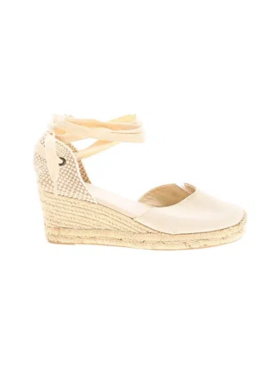 Pre-owned Soludos Wedges In Ivory