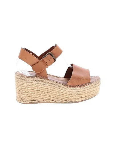 Pre-owned Soludos Wedges In Tan