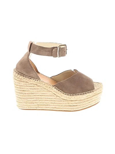 Pre-owned Soludos Wedges In White