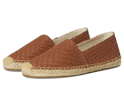 Soludos Woven Leather Original Espadrille In Brown