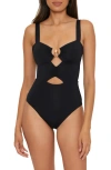 Soluna Bonita Shirred One-piece Swimsuit