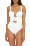 Soluna Bonita Shirred One-piece Swimsuit