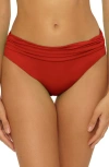 Soluna Sun Goddess Hipster Bikini Bottoms In Red