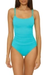 Soluna Sun Goddess One-piece Swimsuit In Blue