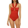 Soluna Sun Goddess One-piece Swimsuit In Red