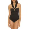 Soluna Sun Goddess One-piece Swimsuit In Black