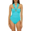 Soluna Sun Goddess Tankini Top In Blue