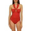 Soluna Sun Goddess Tankini Top In Red