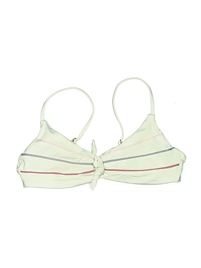 Pre-owned Soluna Swimsuit Top White Swimwear