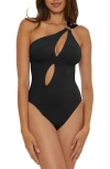 Soluna Tahiti One-shoulder Cutout One-piece Swimsuit