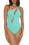Soluna Tahiti One-shoulder Cutout One-piece Swimsuit