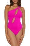 Soluna Tahiti One-shoulder Cutout One-piece Swimsuit