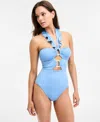 Soluna Women's Buckle-up Convertible One-piece Swimsuit In Blue