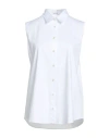 Soluzione® Soluzione Woman Shirt White Size 8 Cotton In White
