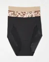 Soma 3-pack Women's Vanishing Tummy High-leg Brief Panty Size Large |  In Animal Multipack