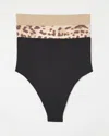 Soma 3-pack Women's Vanishing Tummy High-waist Thong Panty Size 2xl |  In Animal Multipack