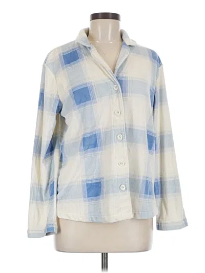 Pre-owned Soma 3/4 Sleeve Blouse In Blue