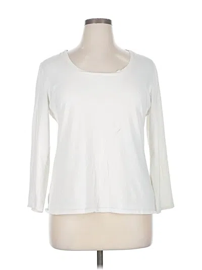 Pre-owned Soma 3/4 Sleeve T-shirt In White