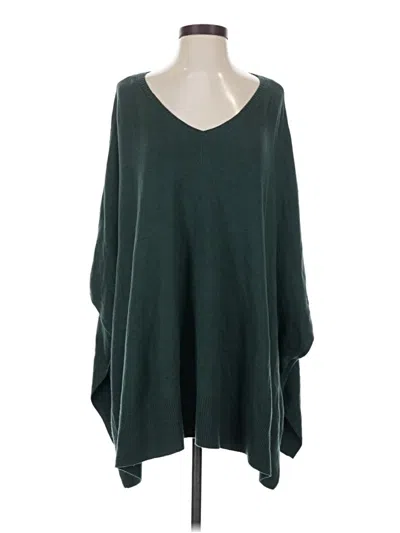 Pre-owned Soma 3/4 Sleeve Top Green V Neck Tops