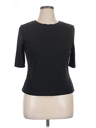 Pre-owned Soma 3/4 Sleeve T-shirt In Black