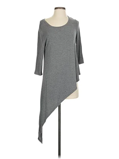 Pre-owned Soma 3/4 Sleeve T-shirt In Gray